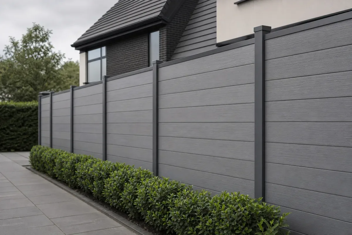 Low maintenance composite fencing in Sheffield
